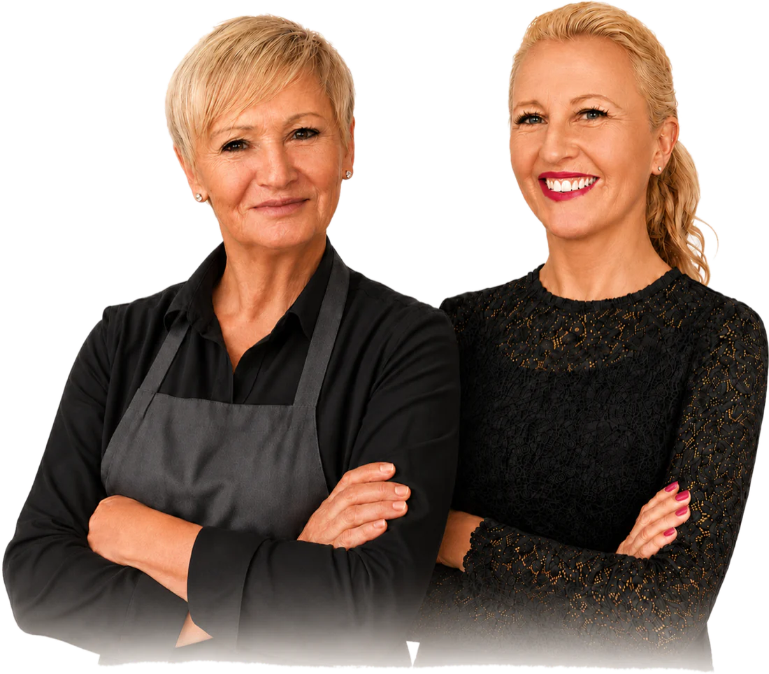 Ann and Elizabeth, who own and run the Clubhouse Café